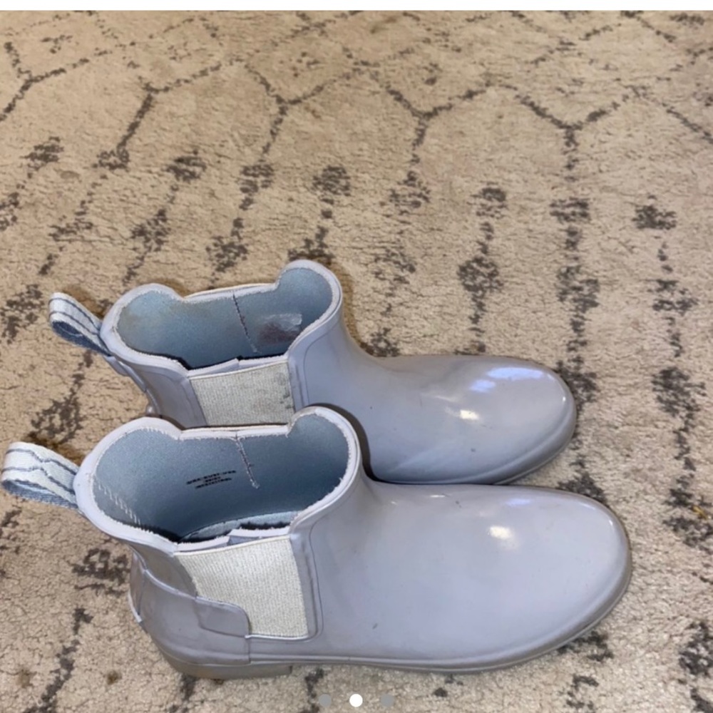 Blue/Gray Hunter Rain Boots! - Picture 3 of 3